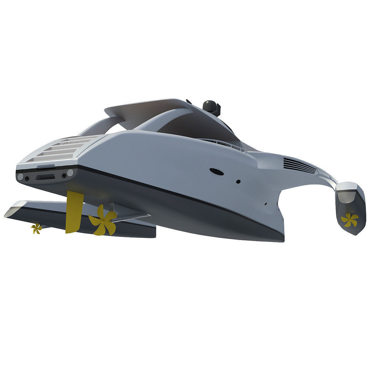 Collection of 4 Luxury Yachts  3D model_23