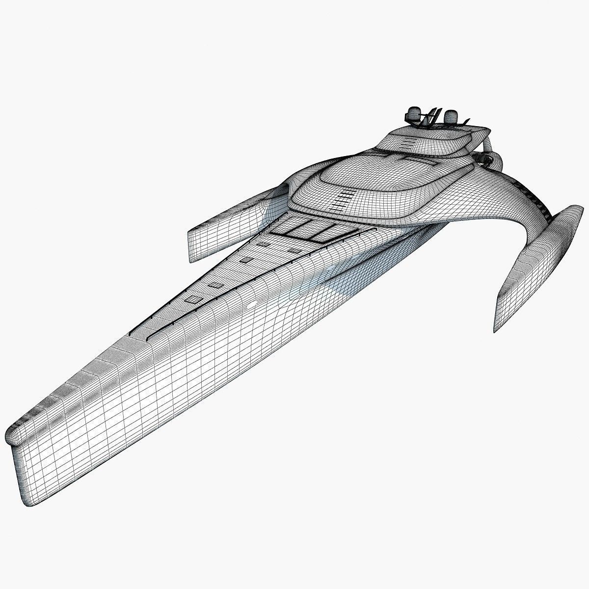 Collection of 4 Luxury Yachts  3D model_25