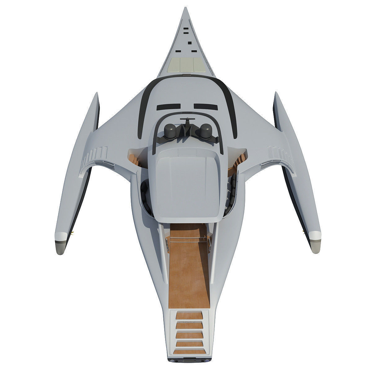 Collection of 4 Luxury Yachts  3D model_27