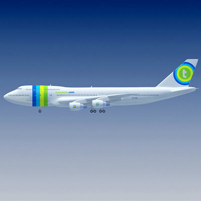 Transavia Airline 3D model_3