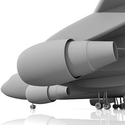 Transavia Airline 3D model_8