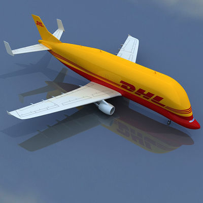 DHL Large Airbus  3D model_3