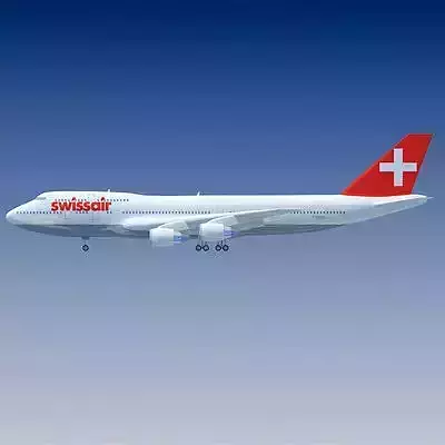 Swiss Air Model Boeing 3D model