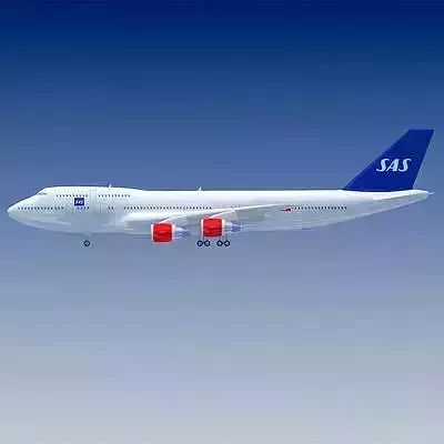 Scandinavian Airlines SAS Boeing 3D model