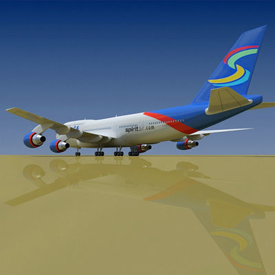 Spirit Airlines Boeing 3D model_4