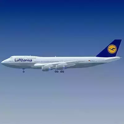 Lufthansa German Airline 3D model