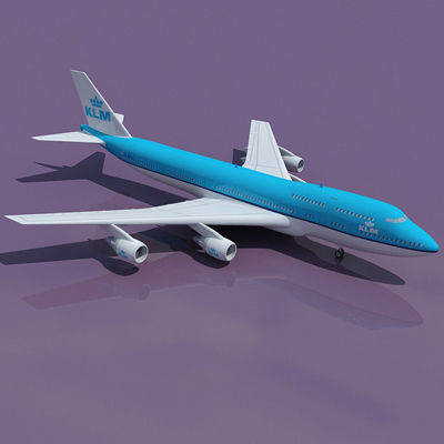 Korean Air Boeing 3D model