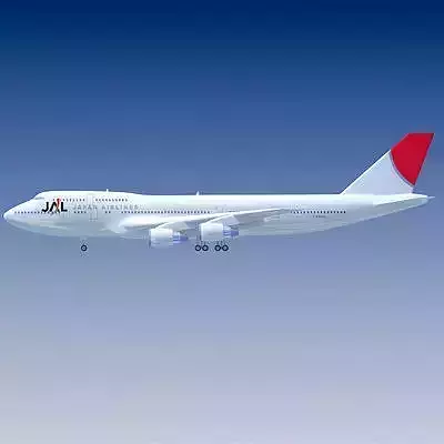 JAL Japan Airlines 3D model