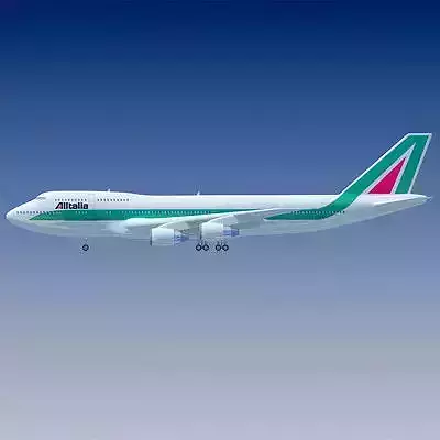 Boeing 747 Alitalia 3D model