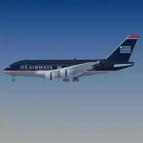 US Airways Model Airbus A380