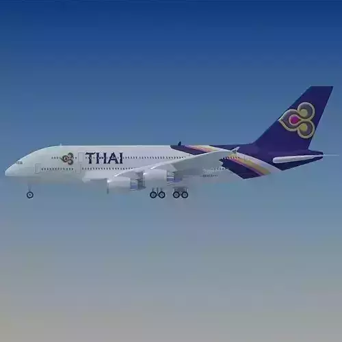 Thai Airbus A380 Model 