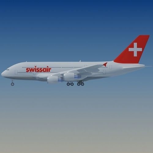 Swiss Air 3D model