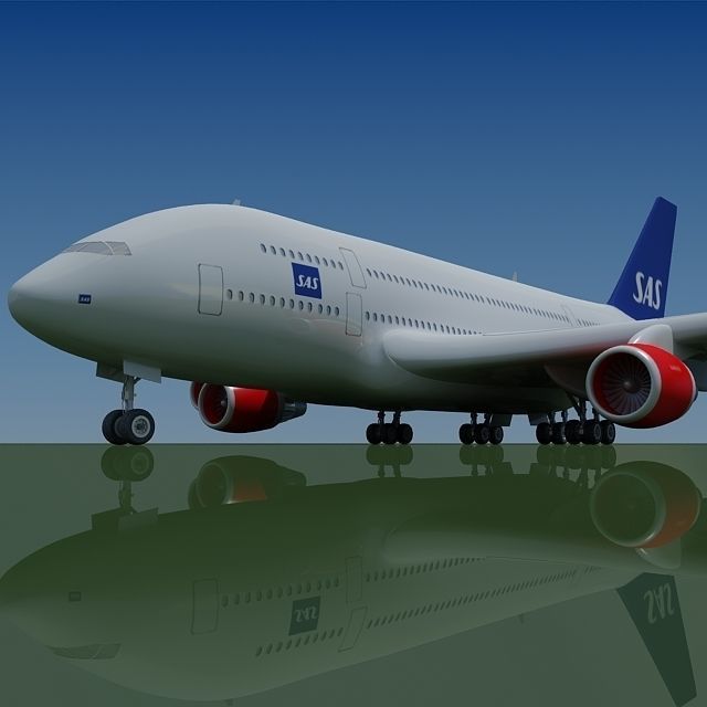 Scandinavian Airlines SAS 3D model_3