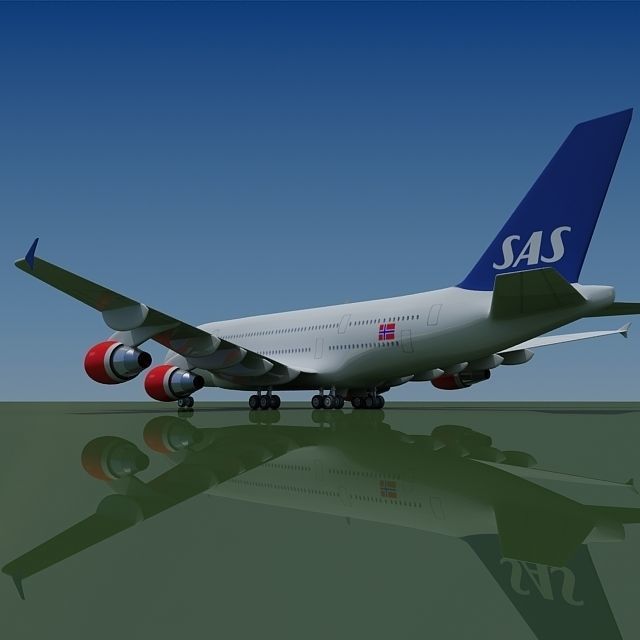 Scandinavian Airlines SAS 3D model_4