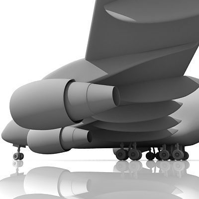 Hungaria Airlines Airbus 3D model_8