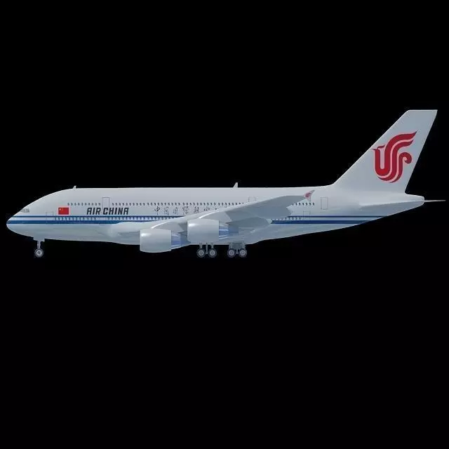 Air China Airbus 3D model