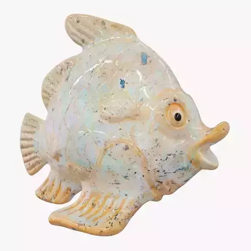 Ceramic Fish Figurine 3D model
