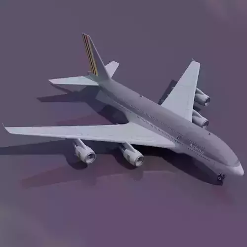 Asiana High detailed Jet Model