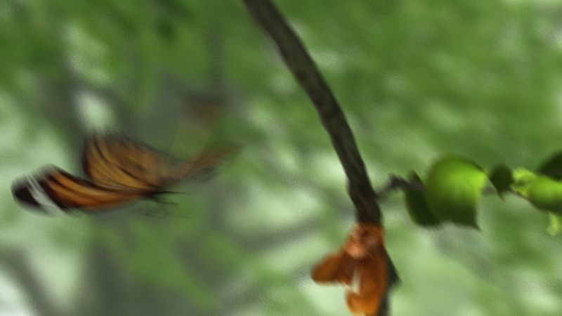 butterfly broken chrysalis 3D model_10