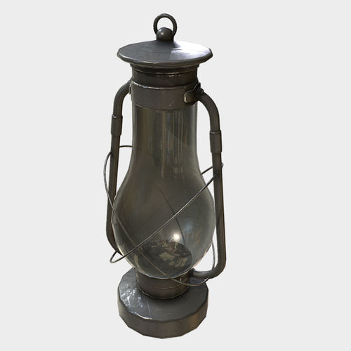 Hurricane Lantern - Storm Lamp Low-poly 3D model
