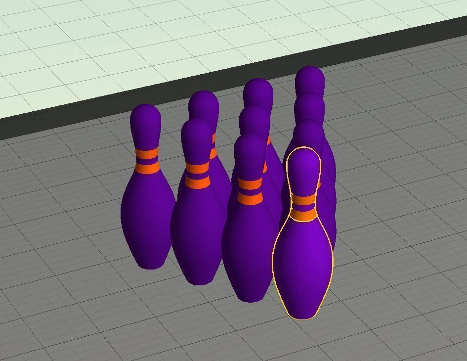Dual Extrusion Bowling Pin Free 3D print model_4