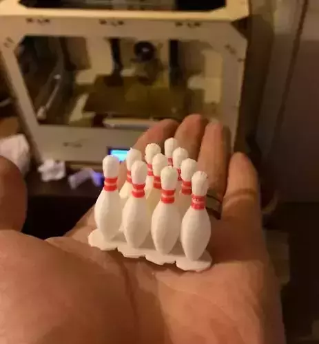 Dual Extrusion Bowling Pin