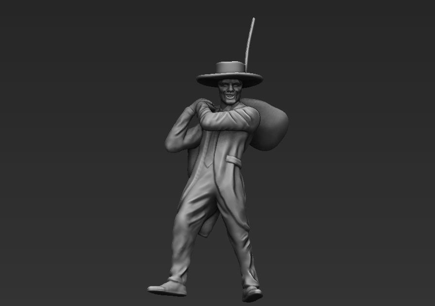 The Mask 3D printable Jim Carrey 3D print model_18