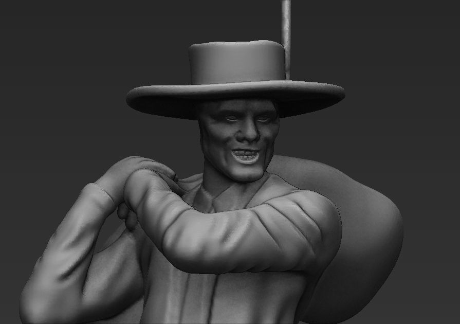 The Mask 3D printable Jim Carrey 3D print model_19