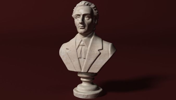 Chopin Bust 3D model