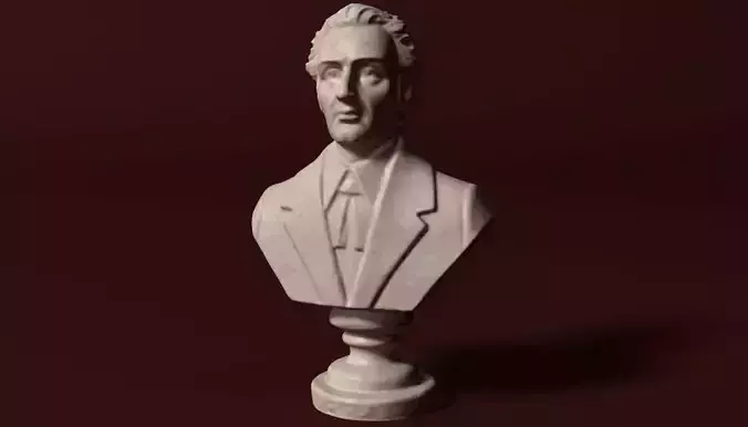 Chopin Bust 3D model Chopin Bust 3D model
