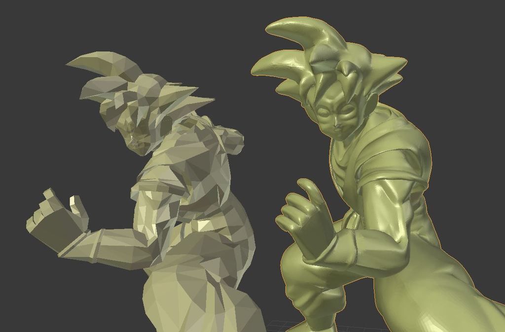 Goku Sculpt Free 3D print model_2