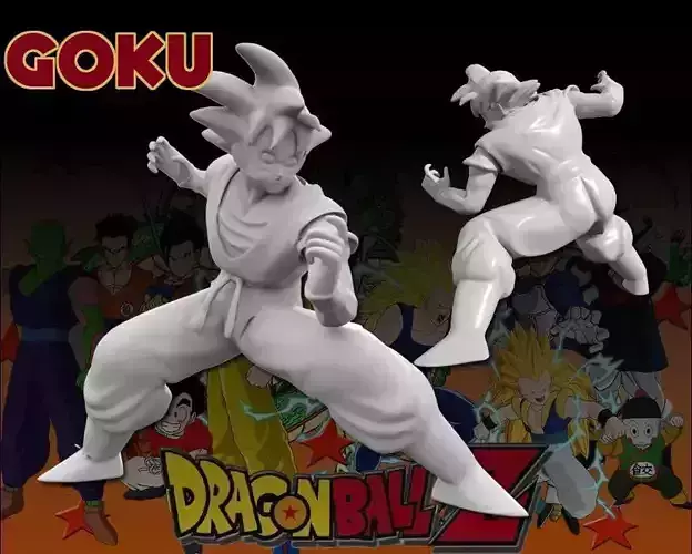 Goku Sculpt Free 3D print model