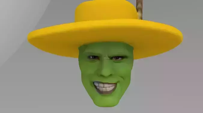 The Mask head Jim Carrey