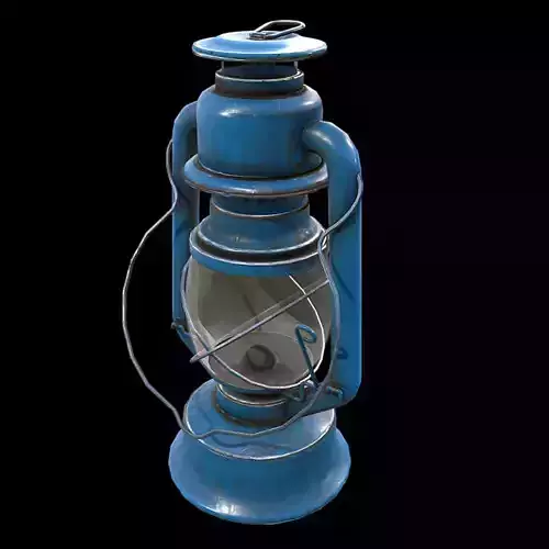 Hurricane Lantern - Storm Lamp Low-poly 3D model