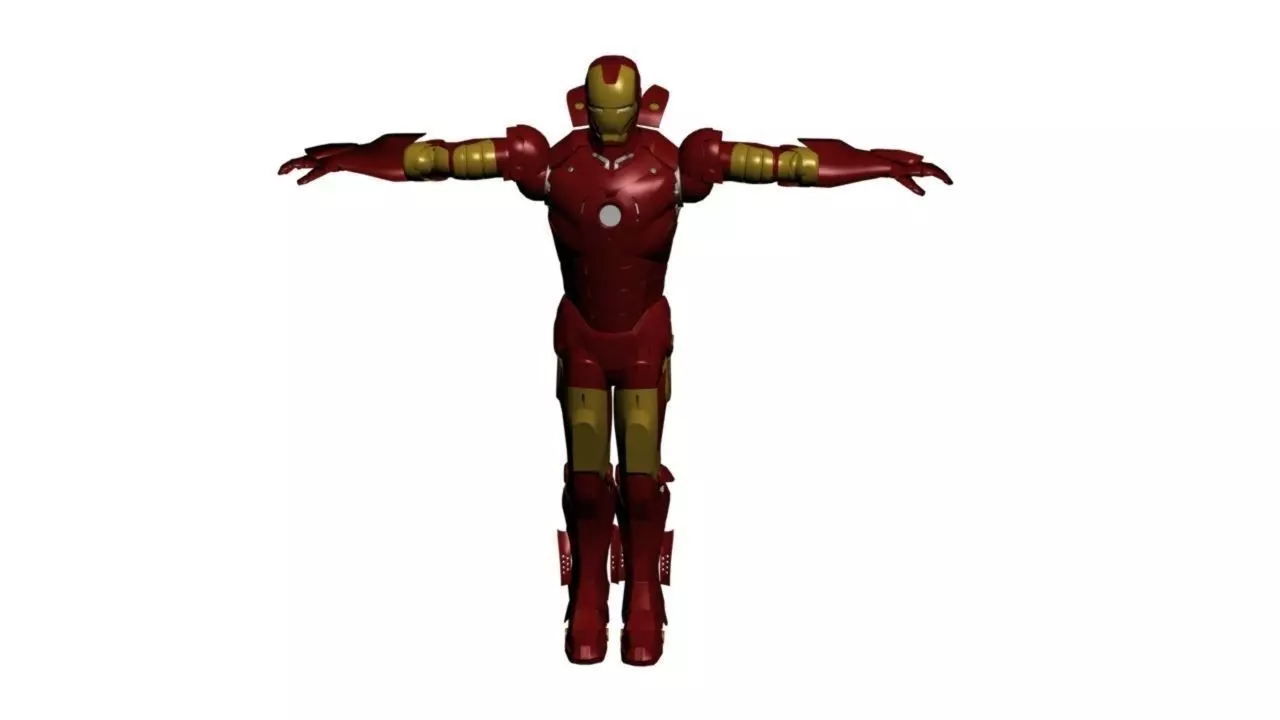 ironman avengers iron man 3D model_0