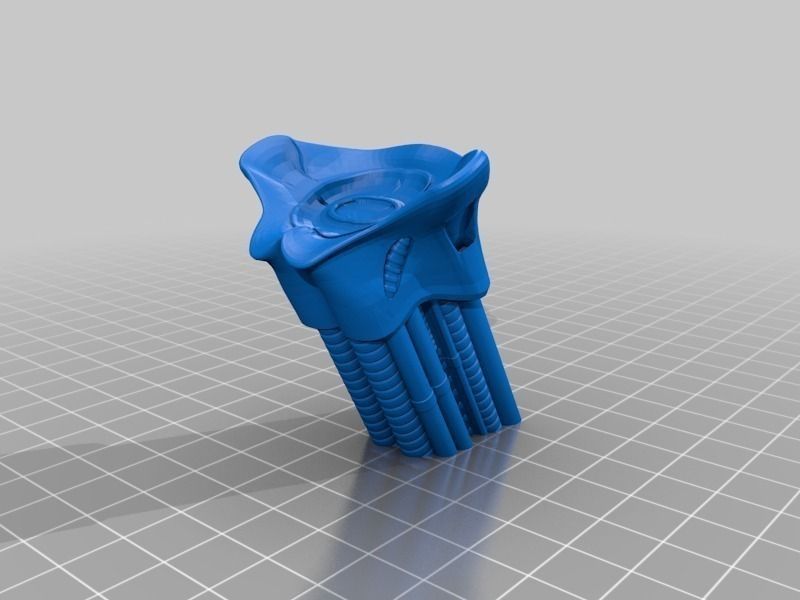 Alien Jockey Commemorative Bust Model Free 3D print model_6