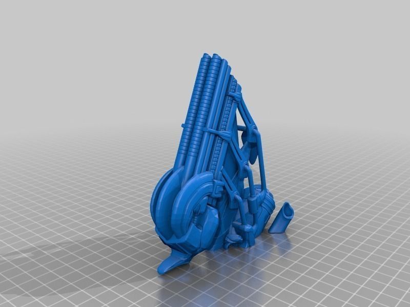 Alien Jockey Commemorative Bust Model Free 3D print model_7