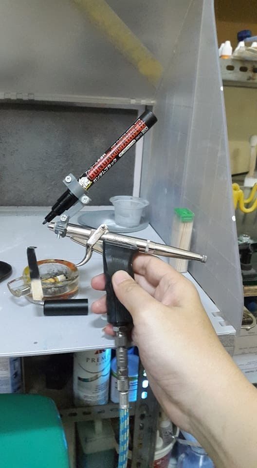 Marker Holder for Airbrush or Penbrush 3D print model_1