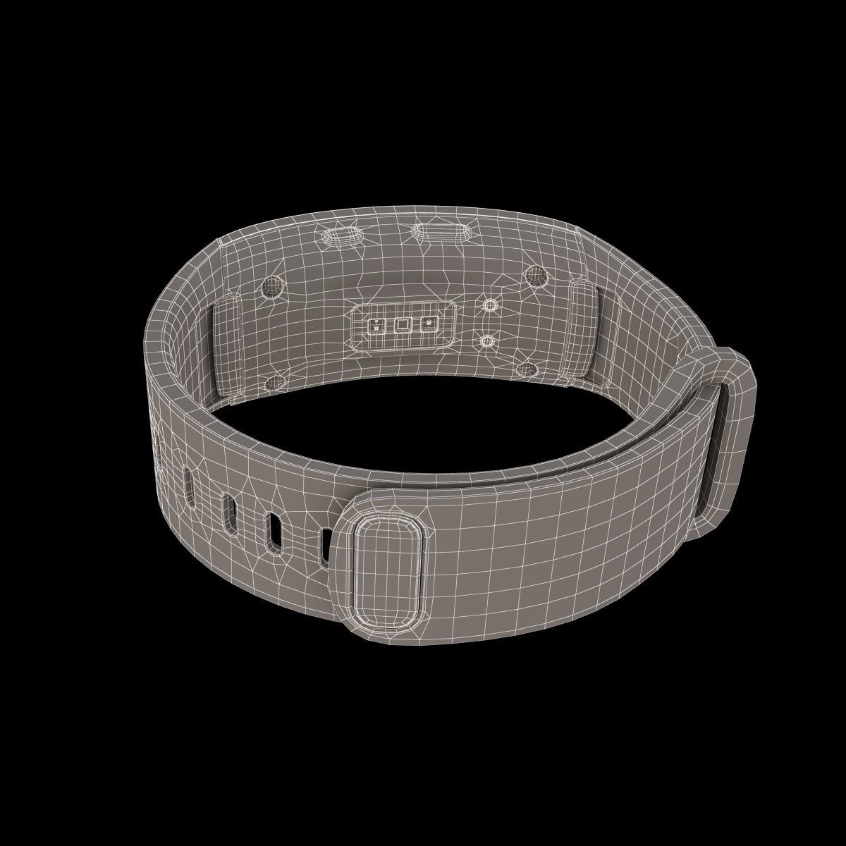 Samsung Gear Fit2 Black 3D model_16