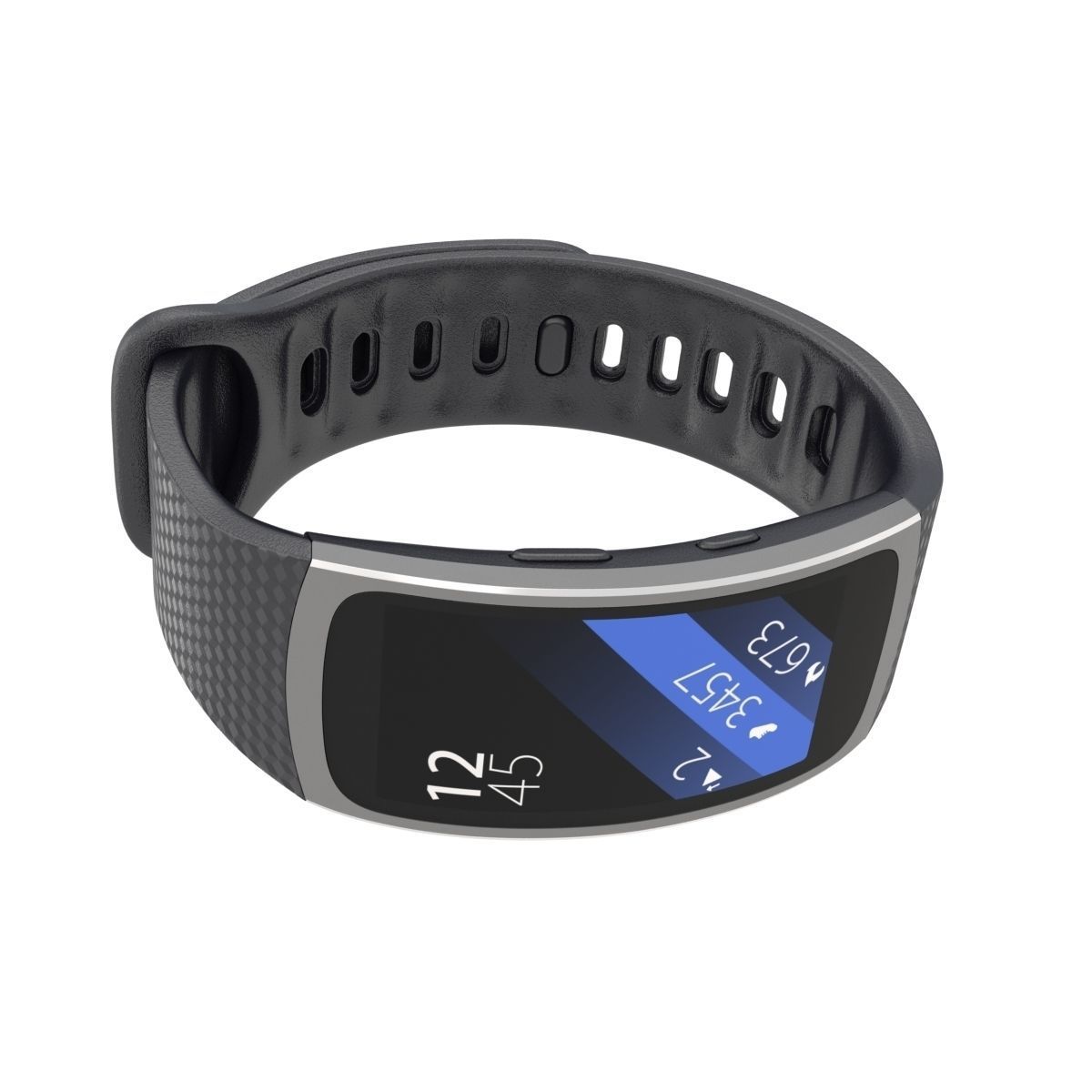 Samsung Gear Fit2 Black 3D model_9
