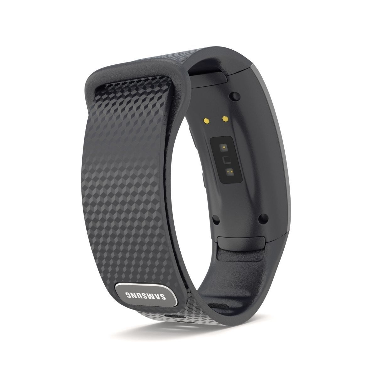 Samsung Gear Fit2 Black 3D model_1