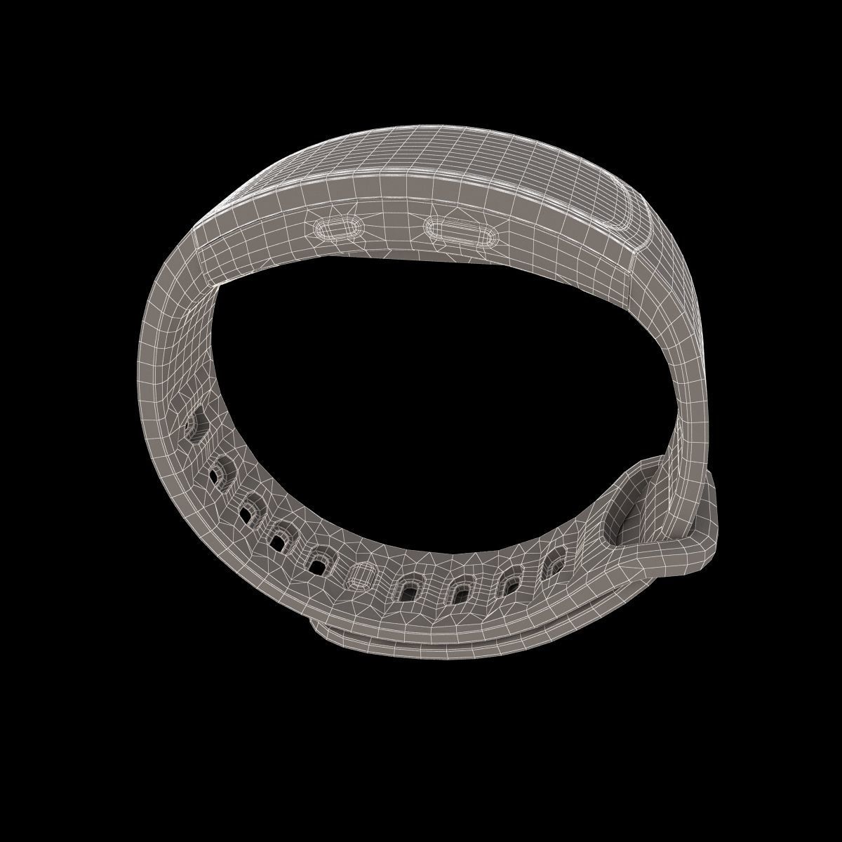 Samsung Gear Fit2 Black 3D model_12