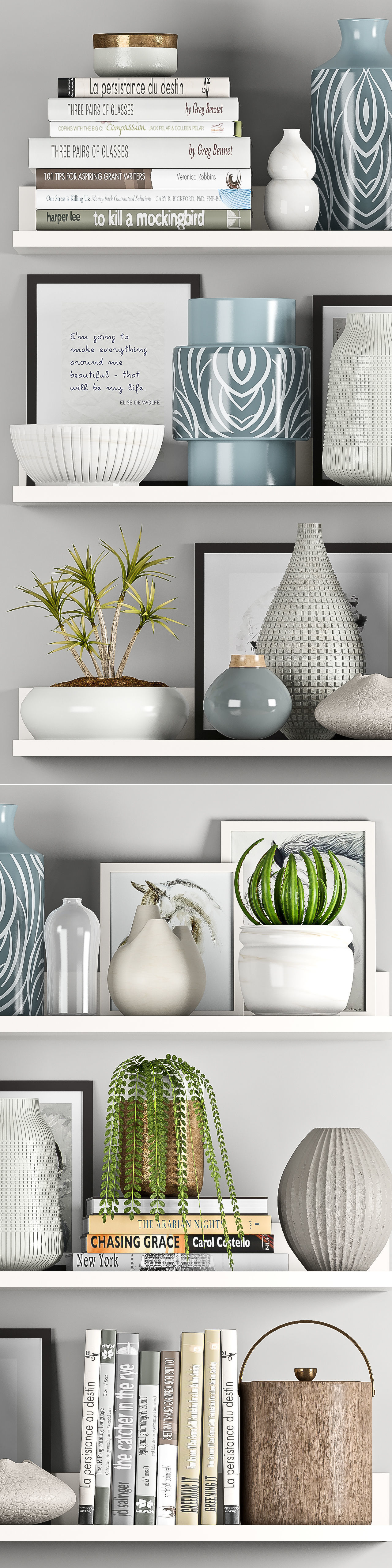 Decorative set-01 3D model_1