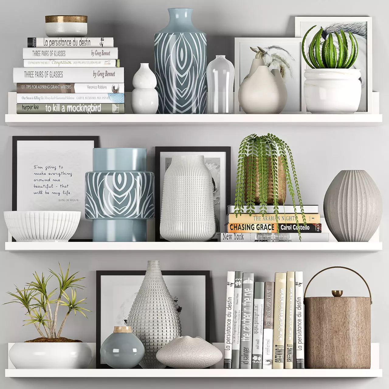 Decorative set-01 3D model_0