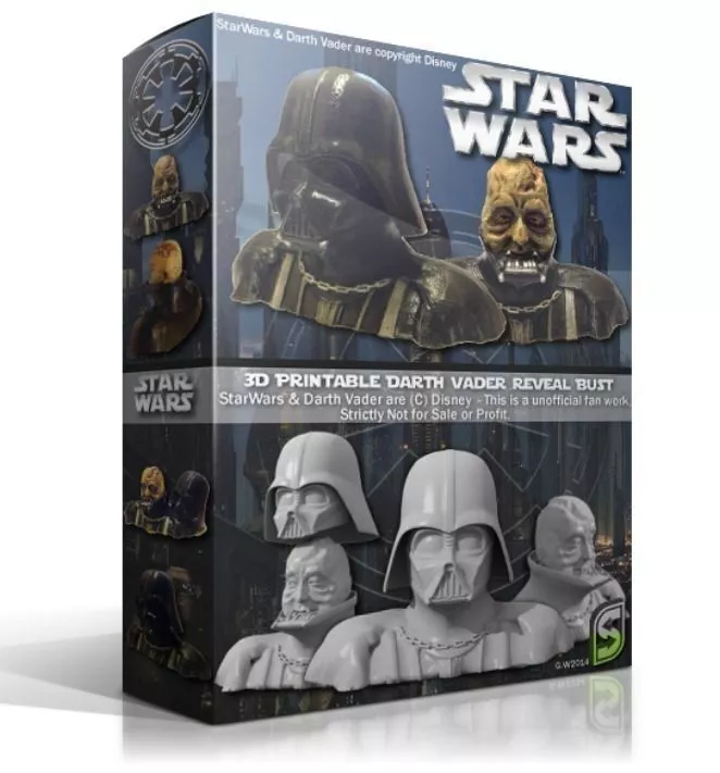 Darth Vader Reveal Bust Free 3D print model