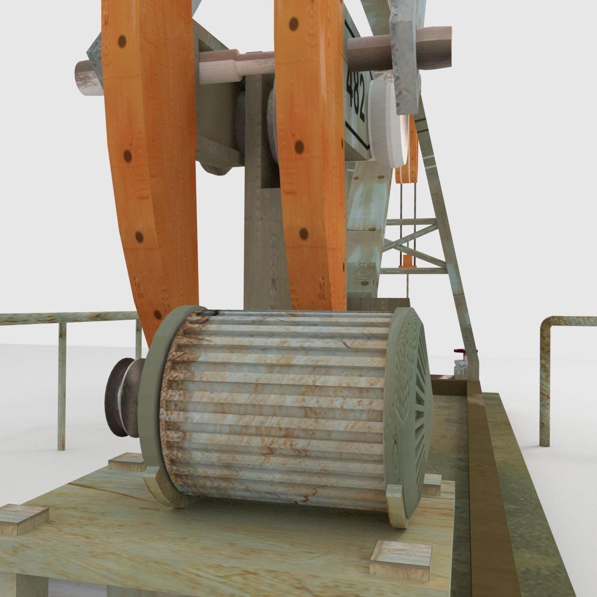 Oil pump 3D model_6