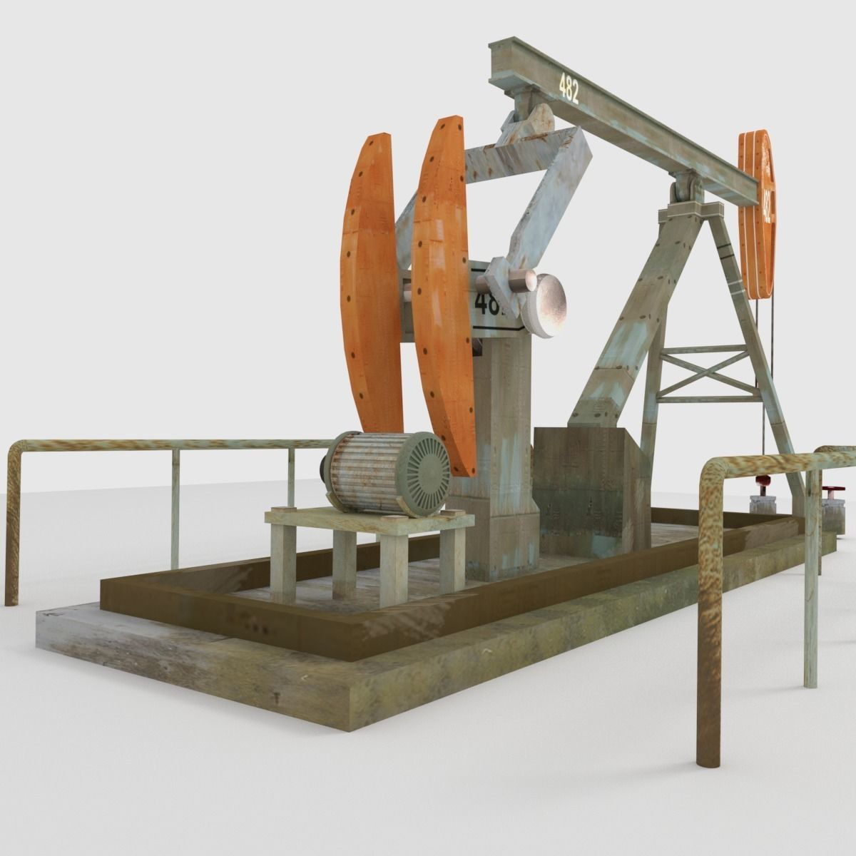 Oil pump 3D model_2