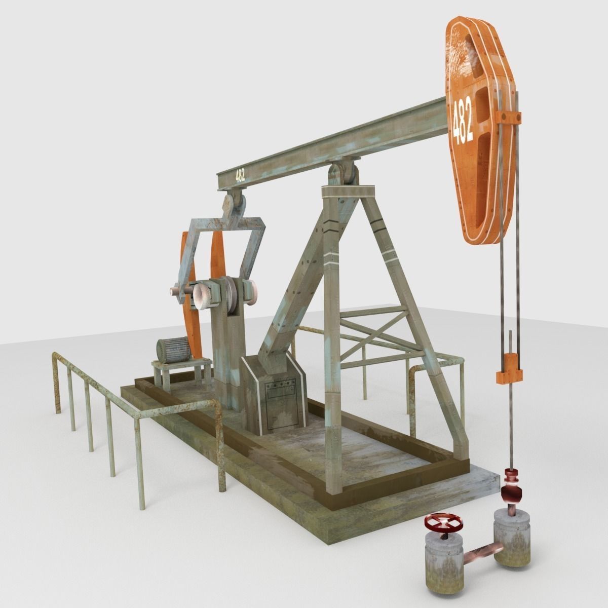Oil pump 3D model_1