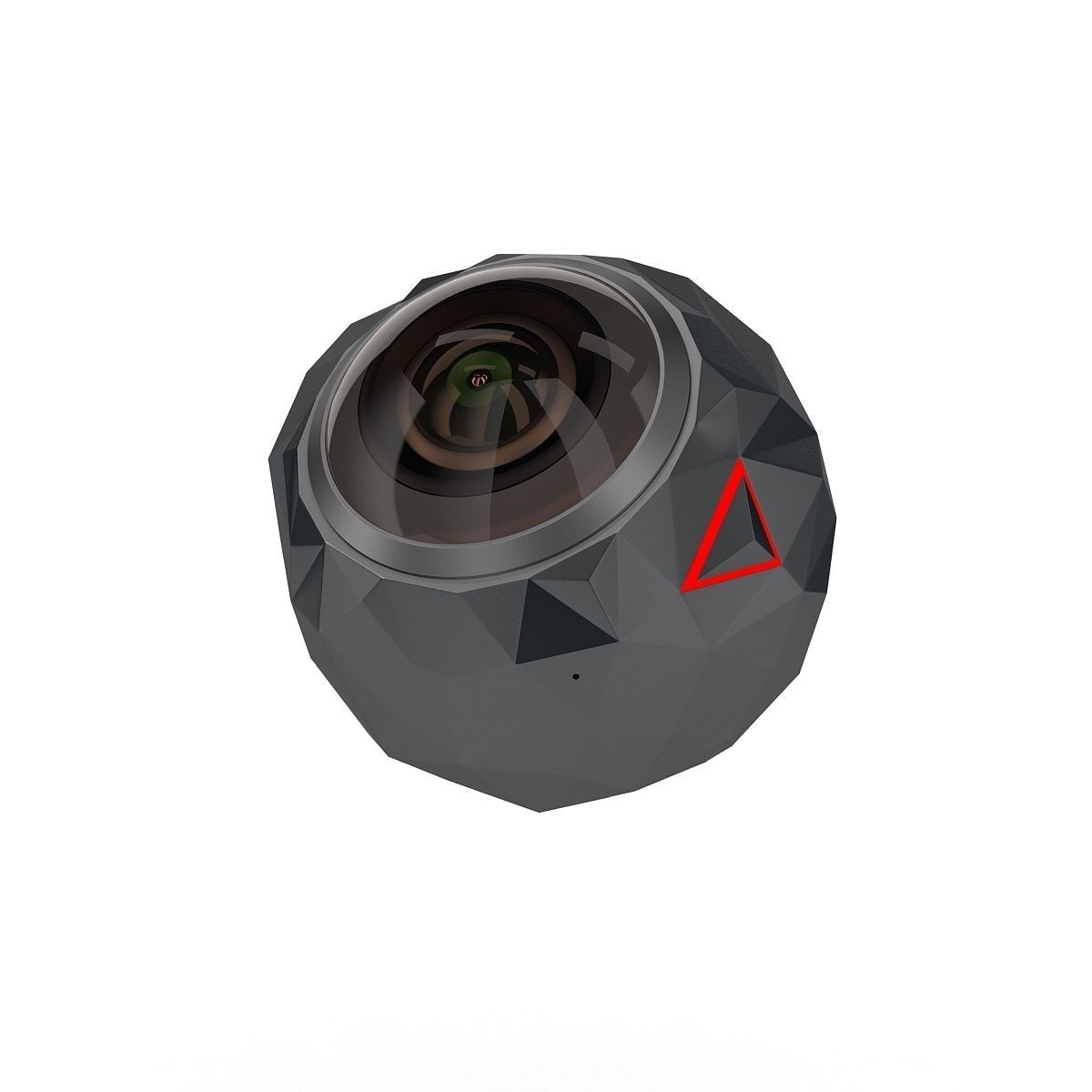 360Fly Camera 360 Action Camera 3D model_3