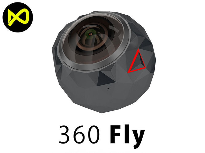 360Fly Camera 360 Action Camera 3D model